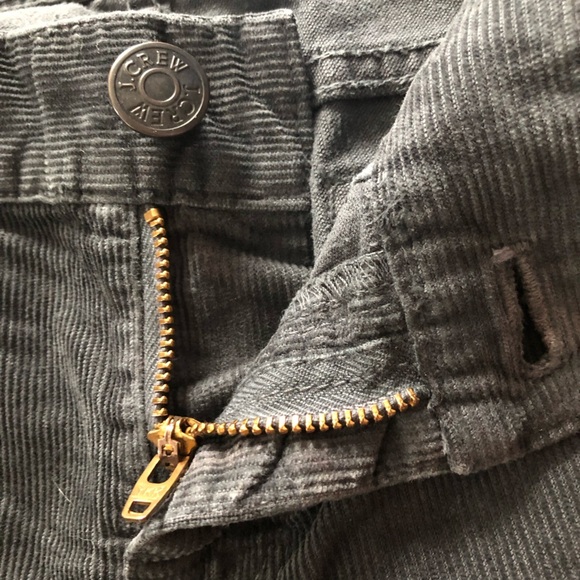 J. Crew Matchstick Corduroy Pants in Dark Grey Size 27 - Picture 9 of 11
